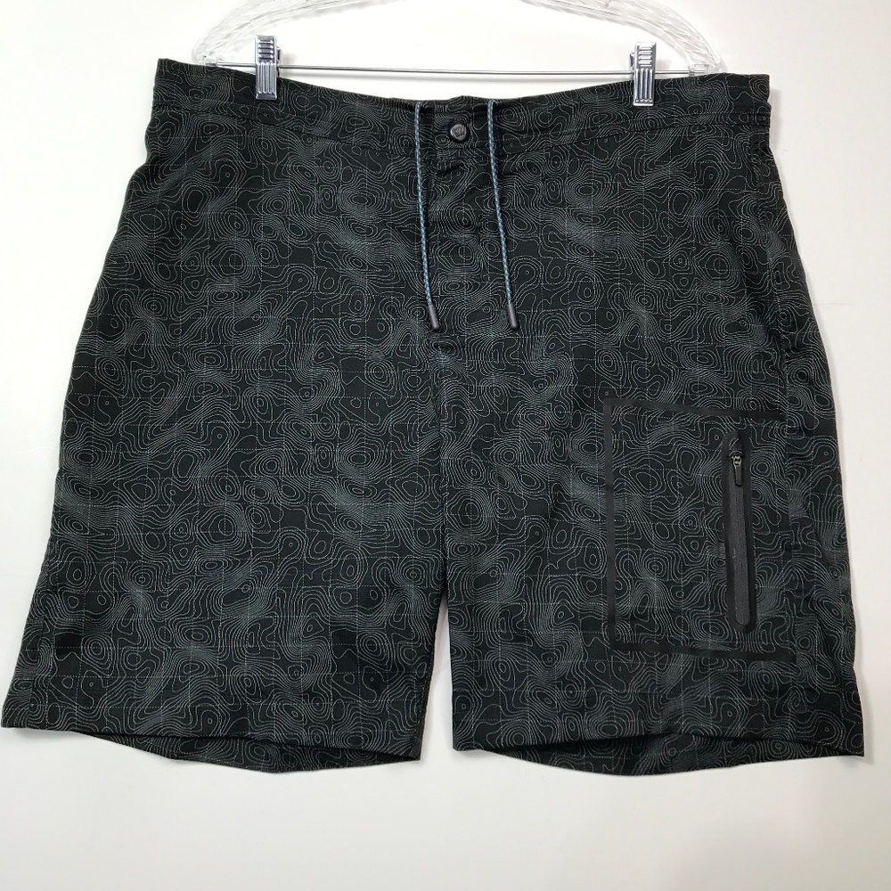 Mack Weldon Hybrid Shorts Mens 38 x 8 Stretch Polyester Golf Boat Walk Chinos